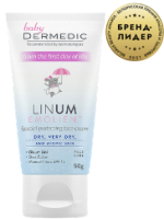 Крем детский Dermedic Emolient Linum Baby Защитный SPF15 (50г) - 