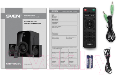 Мультимедиа акустика Sven MS-2020 (черный)