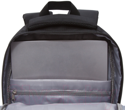 Школьный рюкзак Grizzly RB-152-1 (черный)