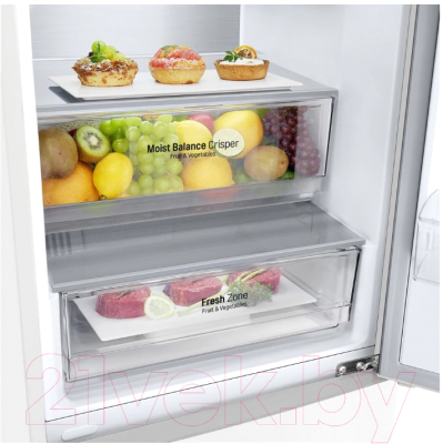 Холодильник с морозильником LG DoorCooling+ GA-B509CVQM