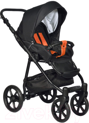 Детская универсальная коляска INDIGO Cross 2 в 1 (Cr 04, оранжевый)