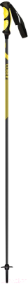Горнолыжные палки Cober Athleisure Quattordici Yellow / 7204 (р-р 125, 14мм)