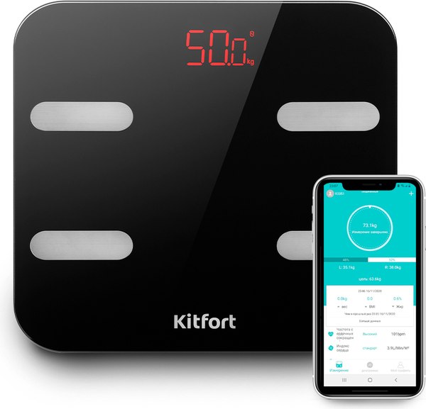 Напольные весы электронные Kitfort KT-806