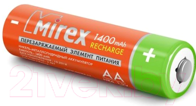 Комплект аккумуляторов Mirex HR6 / HR6-20-E2 (2шт)