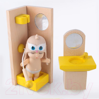 Комплект аксессуаров для кукольного домика Darvish Ванная / DV-T-2623