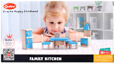 Комплект аксессуаров для кукольного домика Darvish Кухня / DV-T-2624