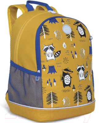 Школьный рюкзак Grizzly RG-163-8 (желтый)