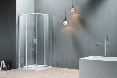 Душевой уголок Adema Glass Vierkant 90 (прозрачное стекло)