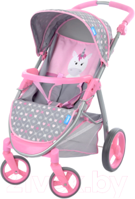 

Коляска для куклы Hauck, Malibu 2 in 1 Doll Travel System Unicorn Heart / D85906