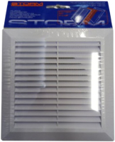 Решетка вентиляционная Storm RS-1717-F100 с фланцем (170x170)