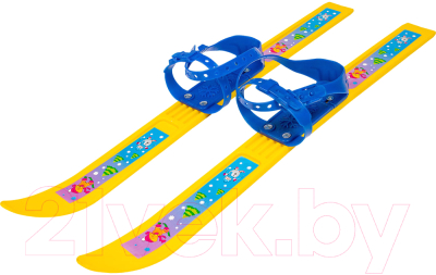 Комплект беговых лыж Цикл Олимпик-Спорт Мишки без палок / 330337-00