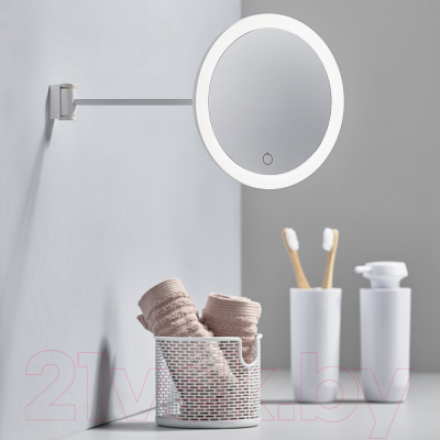Зеркало косметическое Zone Wall Mirror / 10922 (белый)