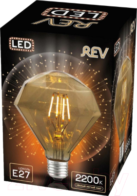 Лампа REV Vintage Gold Filament / 32450 8 (теплый свет)