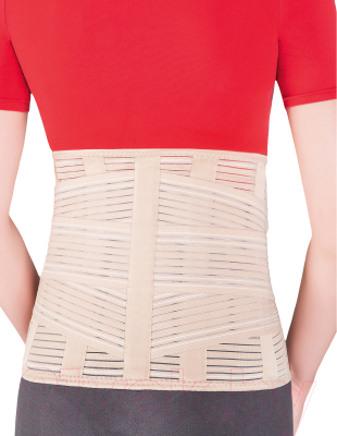 Изображение товара Корсет ортопедический пояснично-крестцовый MEK 3007 (S, бежевый)