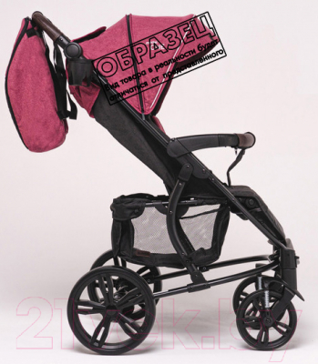 Детская универсальная коляска Bubago Model One Plus (Navy Peony/Black)