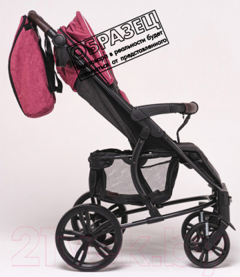 Детская универсальная коляска Bubago Model One Plus (Beetroot/Black)