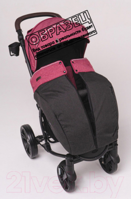 Детская универсальная коляска Bubago Model One Plus (Navy Peony/Black)