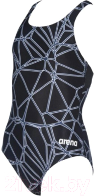 Купальник детский ARENA Carbonics Pro Jr New Swim Pro Back L / 003338 505 (р-р 26, черный)