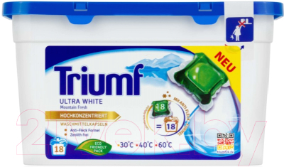 Капсулы для стирки Triumf White (18шт)