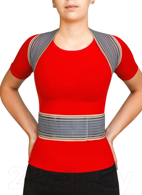 Изображение товара Корректор осанки MEK 2002 (L, серый)