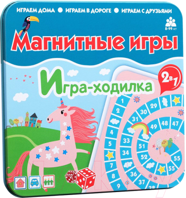 

Развивающая игра Bumbaram, Магнитная игра. Ходилка Единороги IM-1010