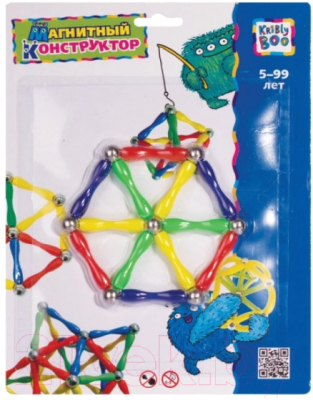 

Конструктор магнитный Kribly Boo, Шестиугольник / 1147