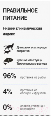 

Корм для кошек Boreal, Красное мясо тунца в соусе с морковью и зеленым горошком