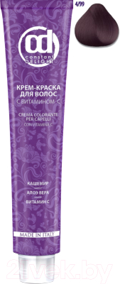 Крем-краска для волос Constant Delight Crema Colorante с витамином С 4/99 (100мл, средне-коричневый фиолетовый экстра)