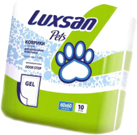 Одноразовая пеленка для животных Luxsan Pets Premium Gel 60x60 (10шт) - 