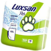 Одноразовая пеленка для животных Luxsan Pets Premium Gel 60x90 (10шт) - 