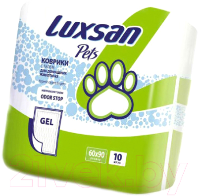 Одноразовая пеленка для животных Luxsan Pets Premium Gel 60x90 (10шт)