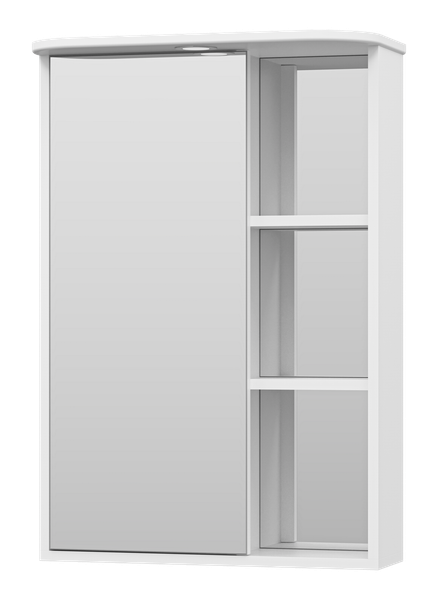 Купить Шкаф с зеркалом для ванной Misty Венера 55 L / П-Внр04055-01СвЛ в Жодино
