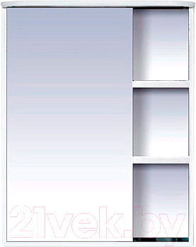 Шкаф с зеркалом для ванной Misty Венера 60 L / П-Внр04060-01СвЛ