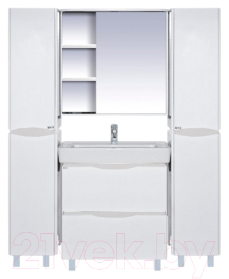 Шкаф с зеркалом для ванной Misty Венера 80 R / П-Внр04080-01СвП