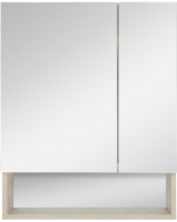 Шкаф с зеркалом для ванной Misty Дунай 60 / П-Дун04060-01 (с полкой) - 