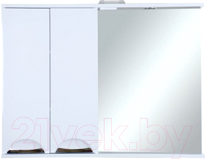 

Шкаф с зеркалом для ванной Misty, Куба 105 L / П-Куб-01105-011Л