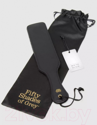 Пэддл Fifty Shades of Grey Bound to You Faux Leather Spanking Paddle 187348 / FS-80141 (черный)