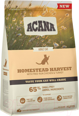 Сухой корм для кошек Acana Homestead Harvest с курицей и индейкой (0.34кг)