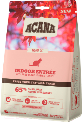 Сухой корм для кошек Acana Indoor Entree Cat с птицей и рыбой / 2187 (0.34кг)