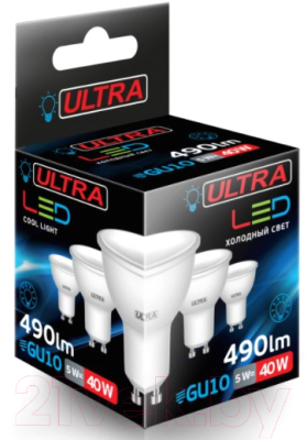 Лампа Ultra LED-GU10-5W-4000K