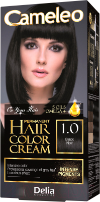 Крем-краска для волос Delia Cosmetics Cameleo 1.0 (черный)