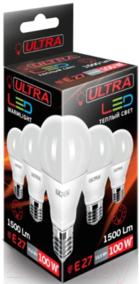 Лампа Ultra LED-A60-15.5W-E27-3000K
