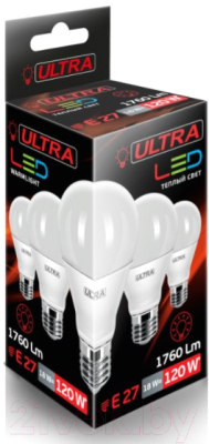 Лампа Ultra LED-A70-18W-E27-3000K