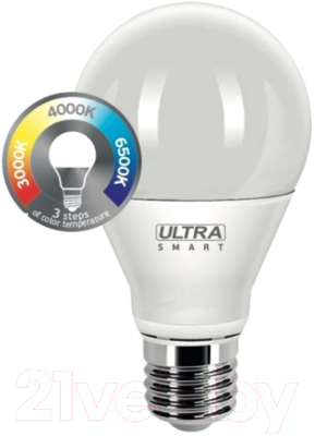 

Лампа Ultra, LED-A60-10W-E27 Smart CСT