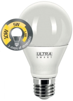 Лампа Ultra LED-A60-10W-E27-3000K Smart DIM - 
