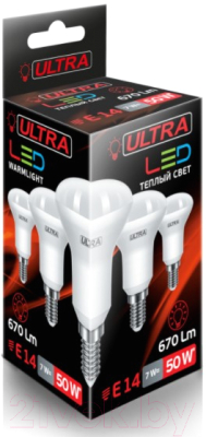 Лампа Ultra LED-R50-7W-E14-3000K