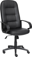 Кресло офисное Tetchair Devon кожзам (черный) - 