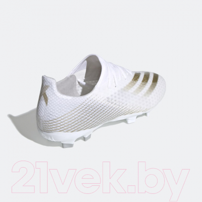 Бутсы футбольные Adidas X Ghosted.3 FG / EG8193 (р-р 7, белый)