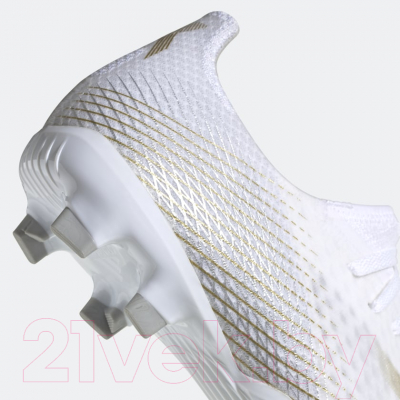 Бутсы футбольные Adidas X Ghosted.3 FG / EG8193 (р-р 8.5, белый)