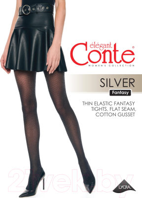 Колготки Conte Elegant Silver (р.3, Nero)